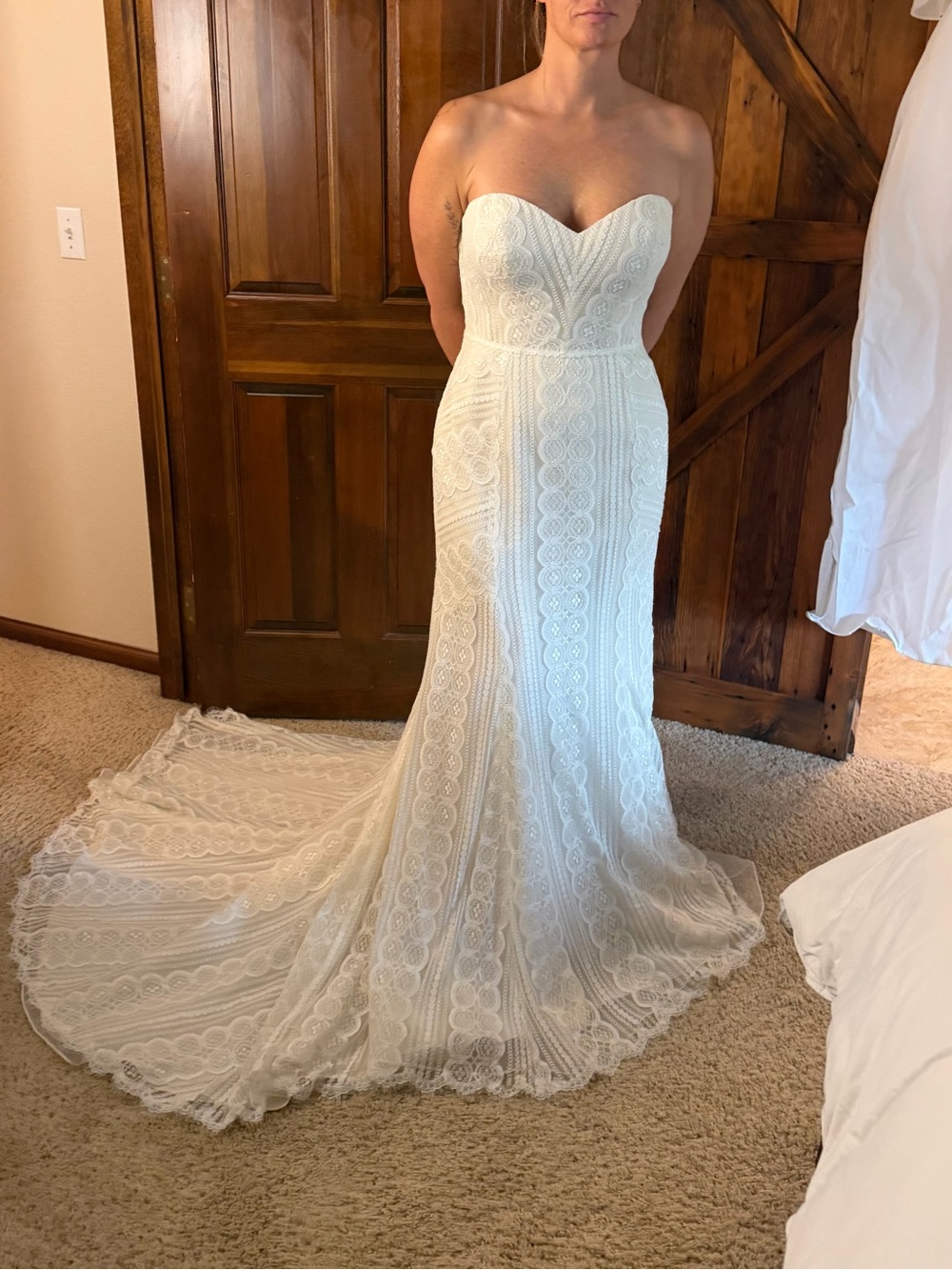 Maggie Sottero Gold Bridal Gown Tag